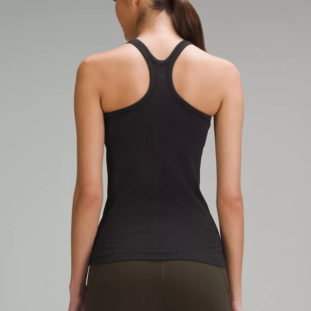 LULULEMON Ebb To Street Racerback Ribbed Tank Top, Size 6